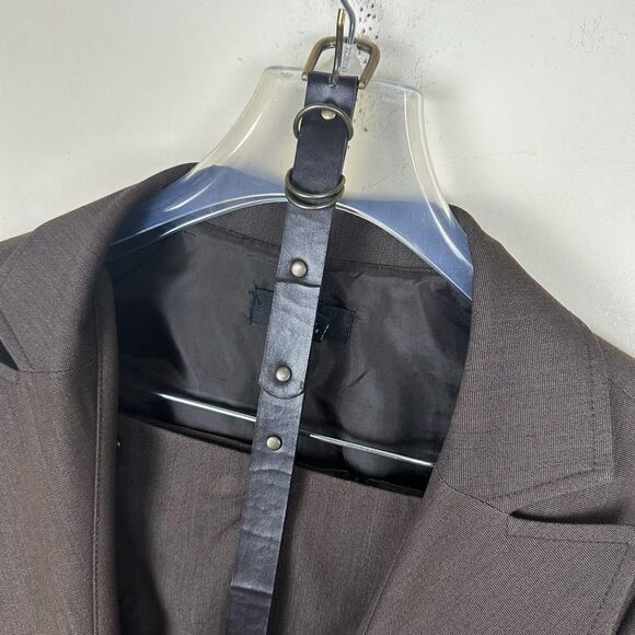 AGB Brown Belted Suit and Skirt Women’s Size 10 Read‎ - Picture 2 of 16